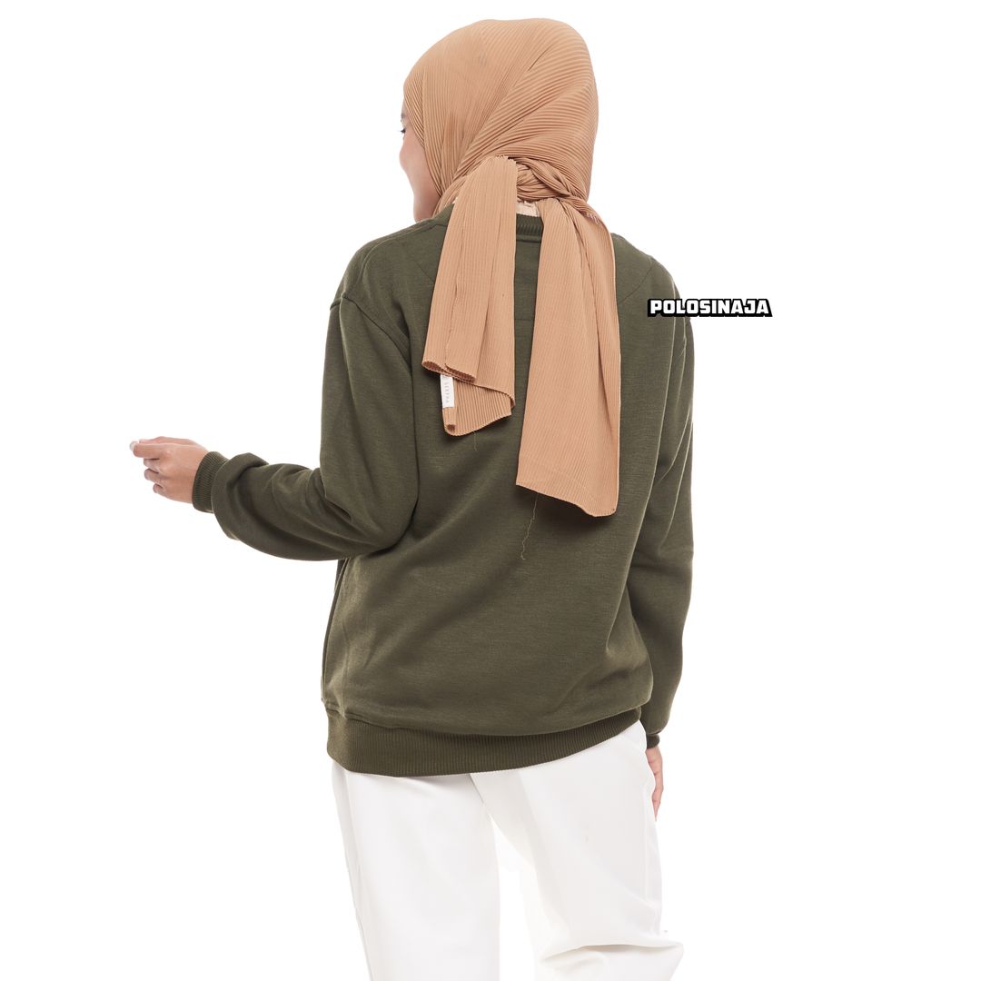BASIC SWEATER - HIJAU ARMY