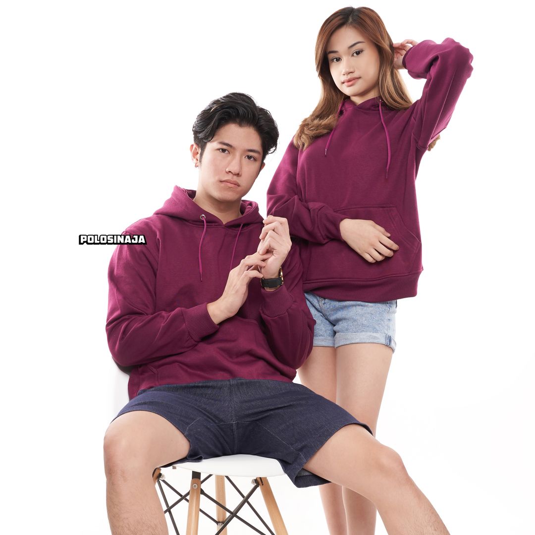 HOODIE JUMPER - BURGUNDY