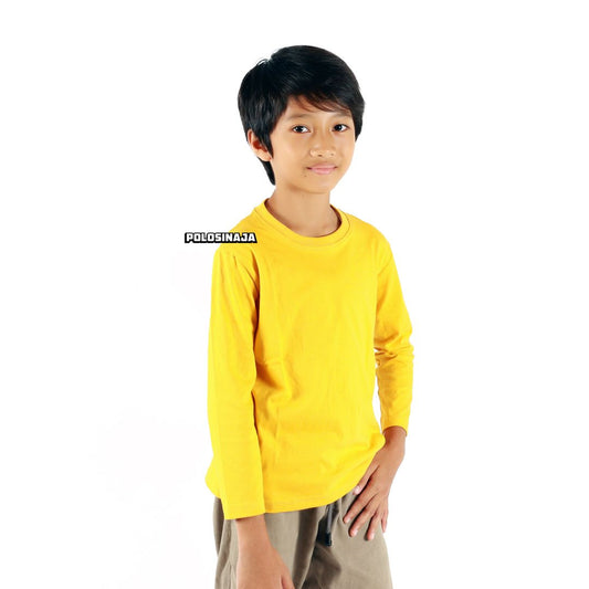 KAOS ANAK LENGAN PANJANG - YELLOW