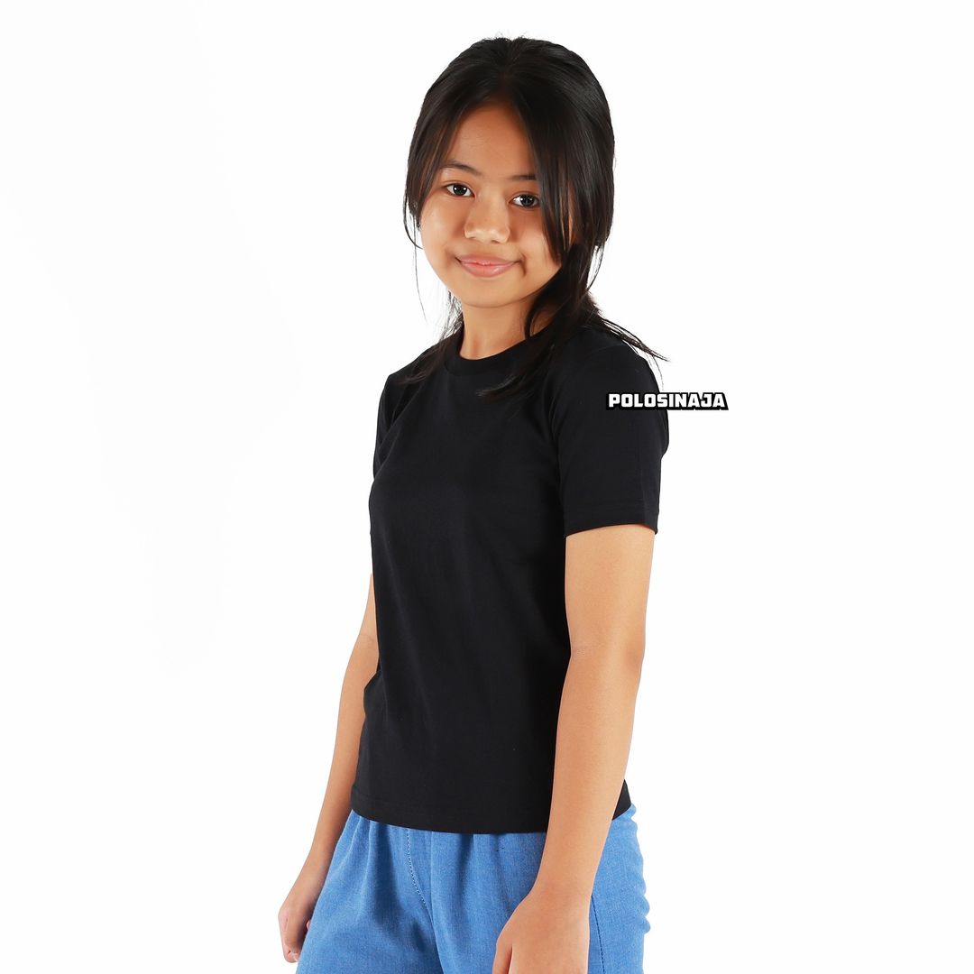 KAOS POLOS ANAK - BLACK