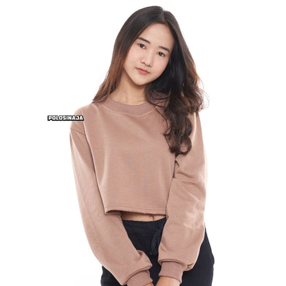 CROP SWEATER - BEIGE