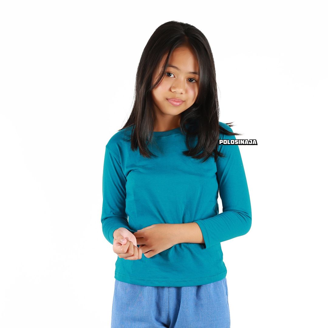 BASIC SWEATER ANAK - TEAL