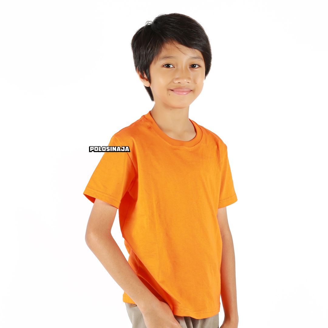 KAOS POLOS ANAK - ORANGE