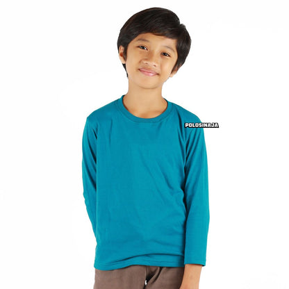 KAOS ANAK LENGAN PANJANG - TEAL