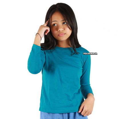 BASIC SWEATER ANAK - TEAL