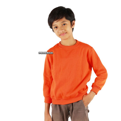 BASIC SWEATER ANAK - ORANGE