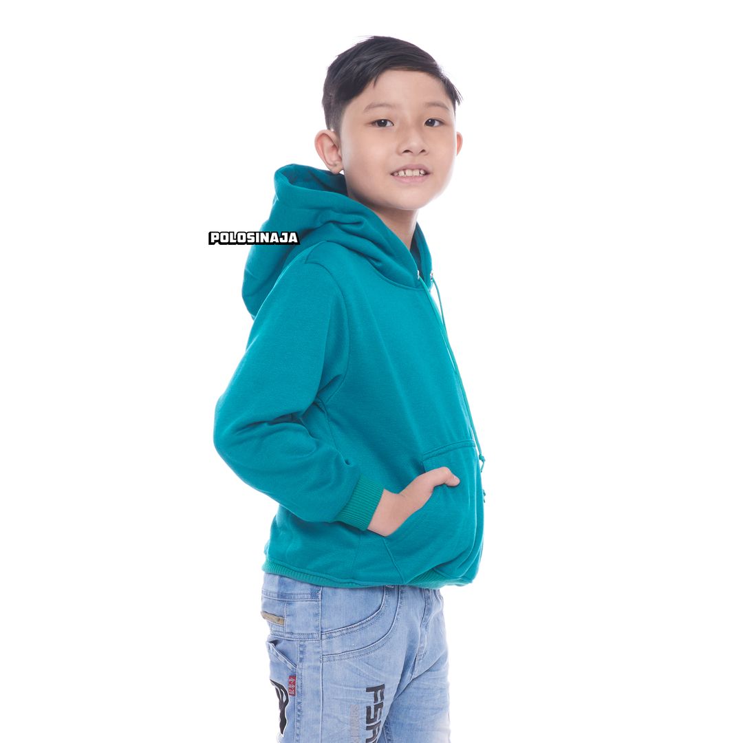 HOODIE JUMPER ANAK - TEAL