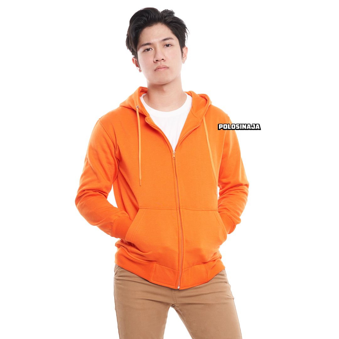 HOODIE ZIPPER - ORANGE