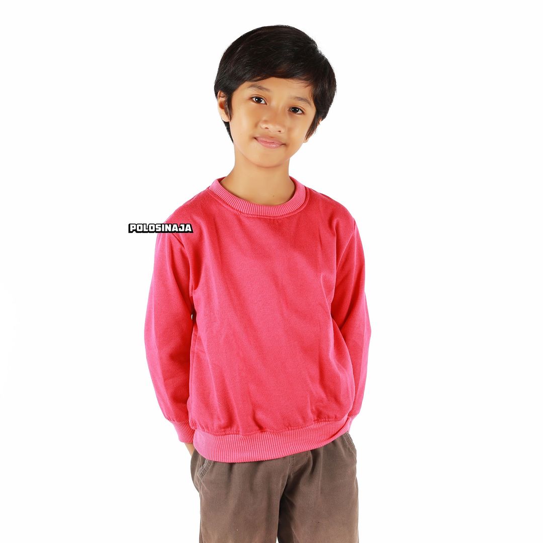 BASIC SWEATER ANAK - PINK FANTA