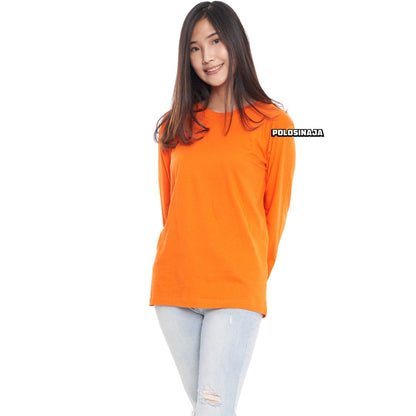 KAOS LENGAN PANJANG - ORANGE