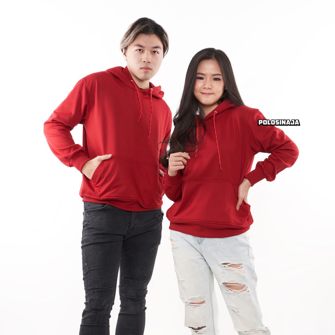 HOODIE JUMPER - MAROON