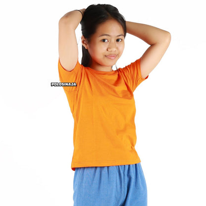 KAOS POLOS ANAK - ORANGE