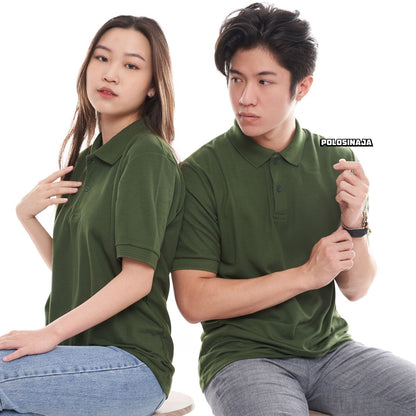 KAOS POLO - HIJAU ARMY