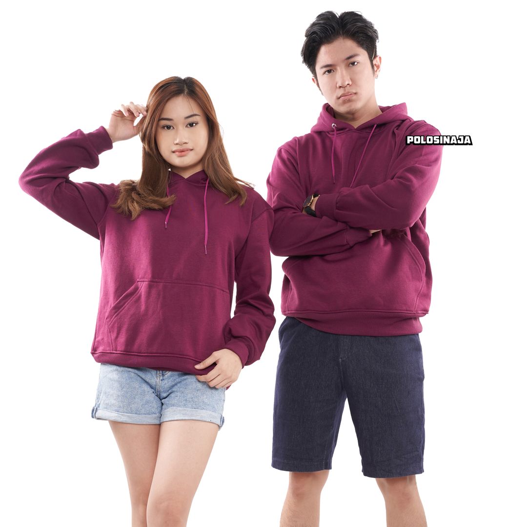 HOODIE JUMPER - BURGUNDY