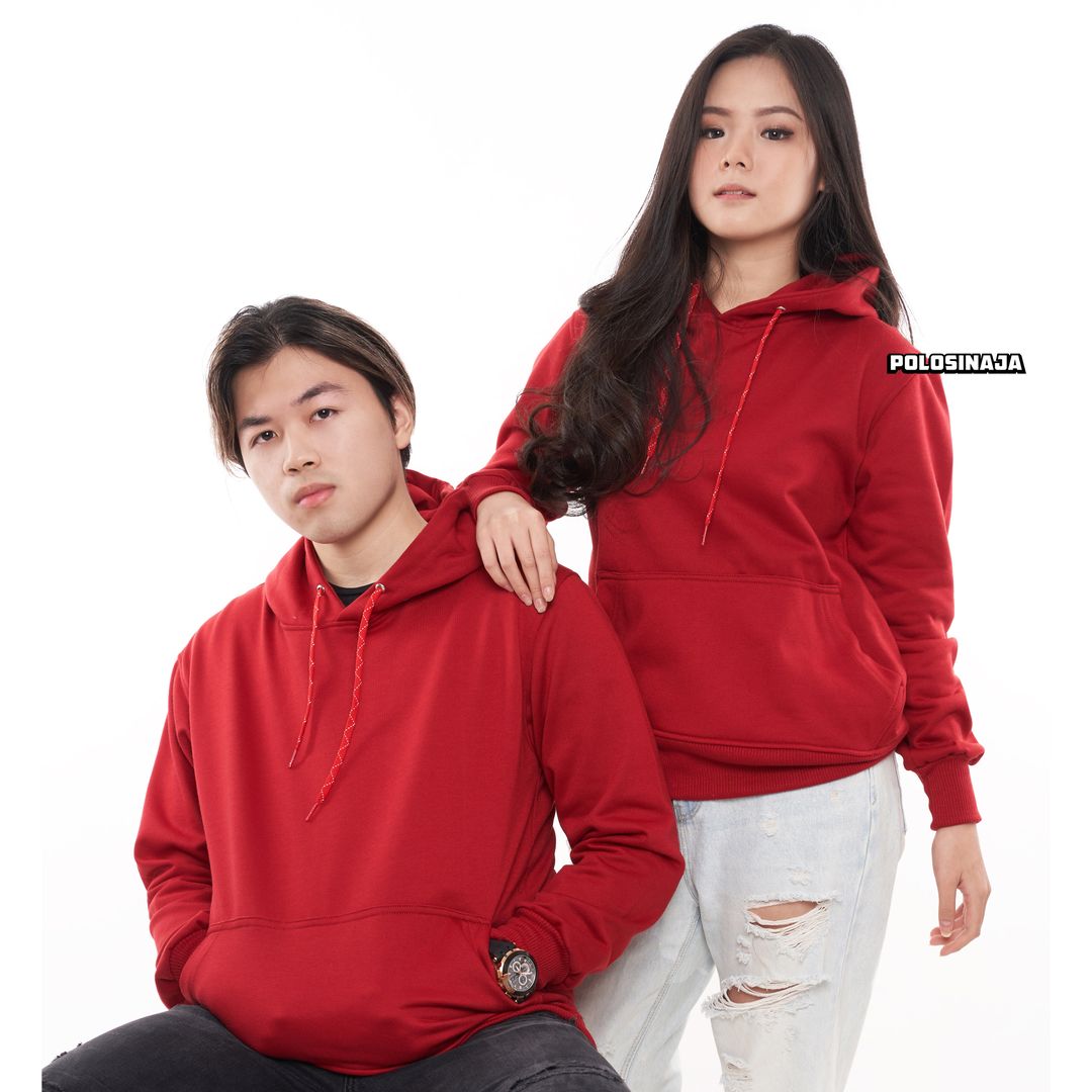 HOODIE JUMPER - MAROON