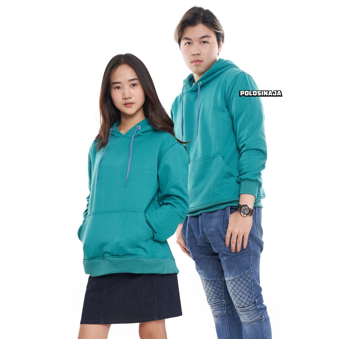 HOODIE JUMPER - TEAL