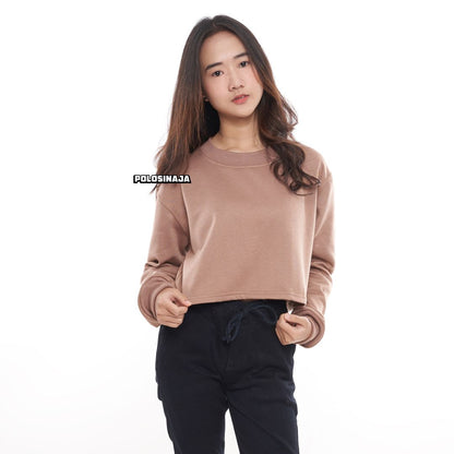 CROP SWEATER - BEIGE