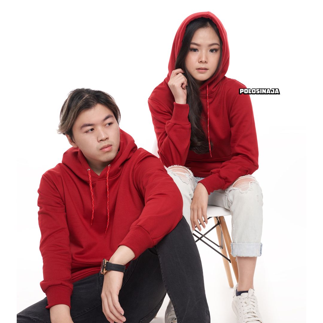 HOODIE JUMPER - MAROON