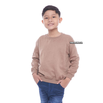 BASIC SWEATER ANAK - BEIGE