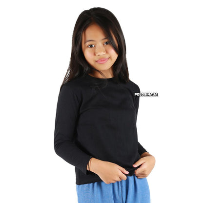 KAOS ANAK LENGAN PANJANG - BLACK