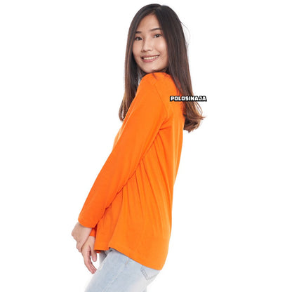 KAOS LENGAN PANJANG - ORANGE