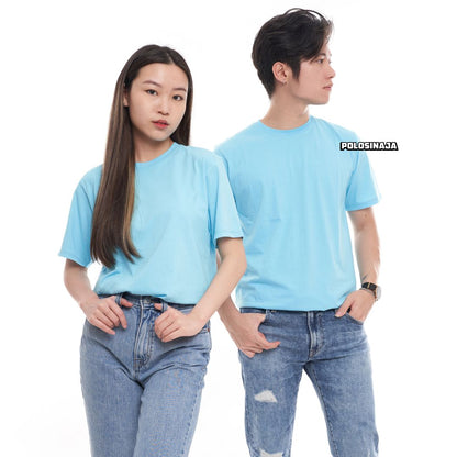 KAOS POLOS - BABY BLUE