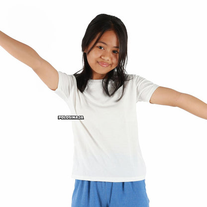 KAOS POLOS ANAK - WHITE