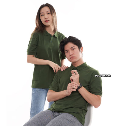 KAOS POLO - HIJAU ARMY