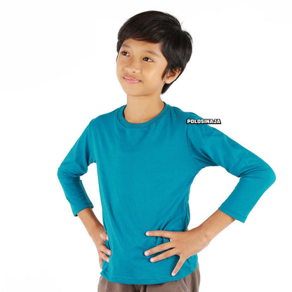 KAOS ANAK LENGAN PANJANG - TEAL