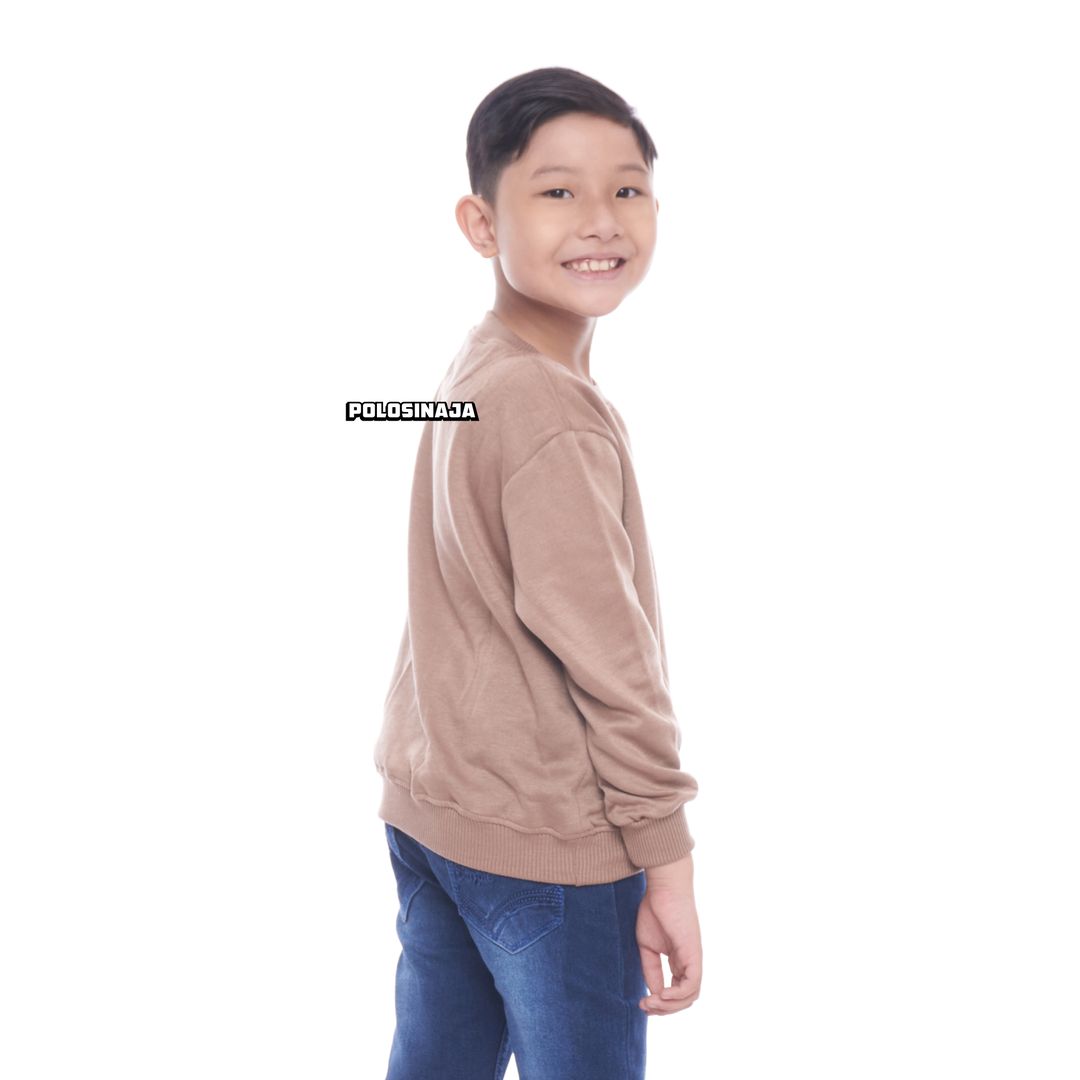 BASIC SWEATER ANAK - BEIGE