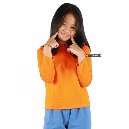 KAOS ANAK LENGAN PANJANG - ORANGE