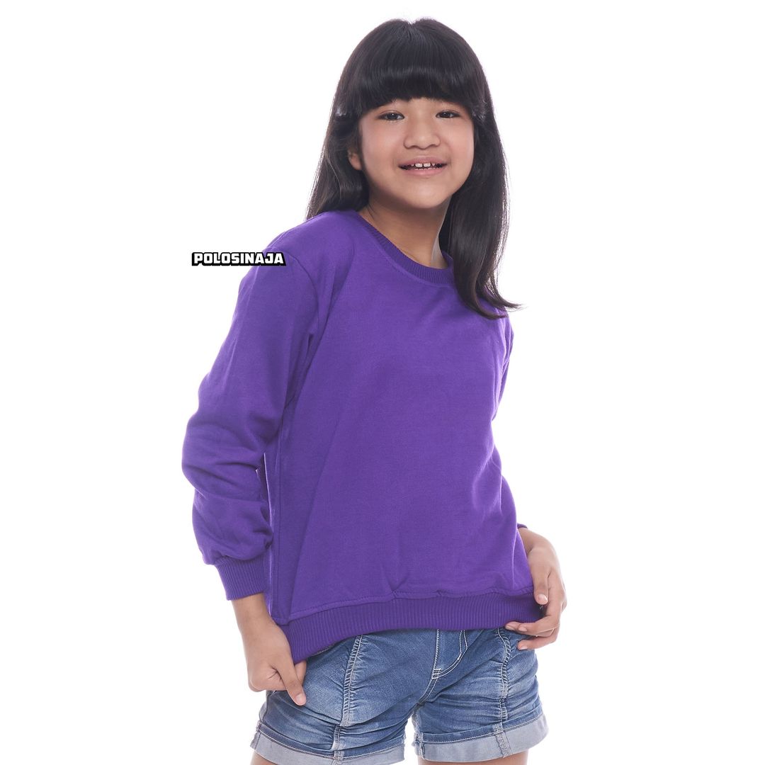 BASIC SWEATER ANAK - PURPLE