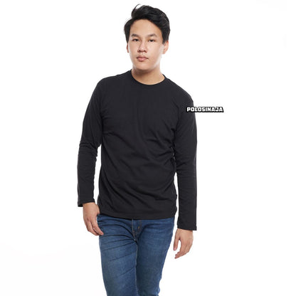 KAOS LENGAN PANJANG - BLACK