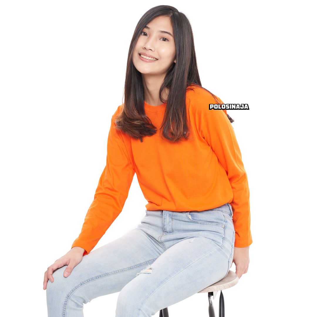 KAOS LENGAN PANJANG - ORANGE