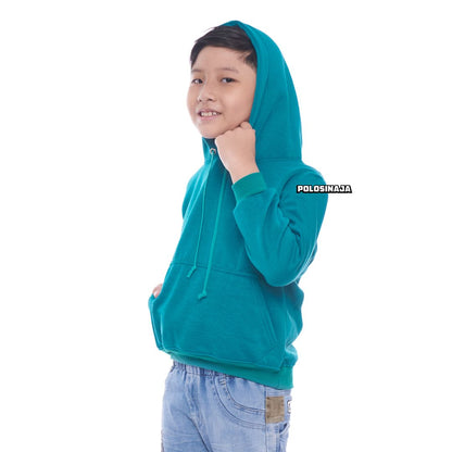 HOODIE JUMPER ANAK - TEAL