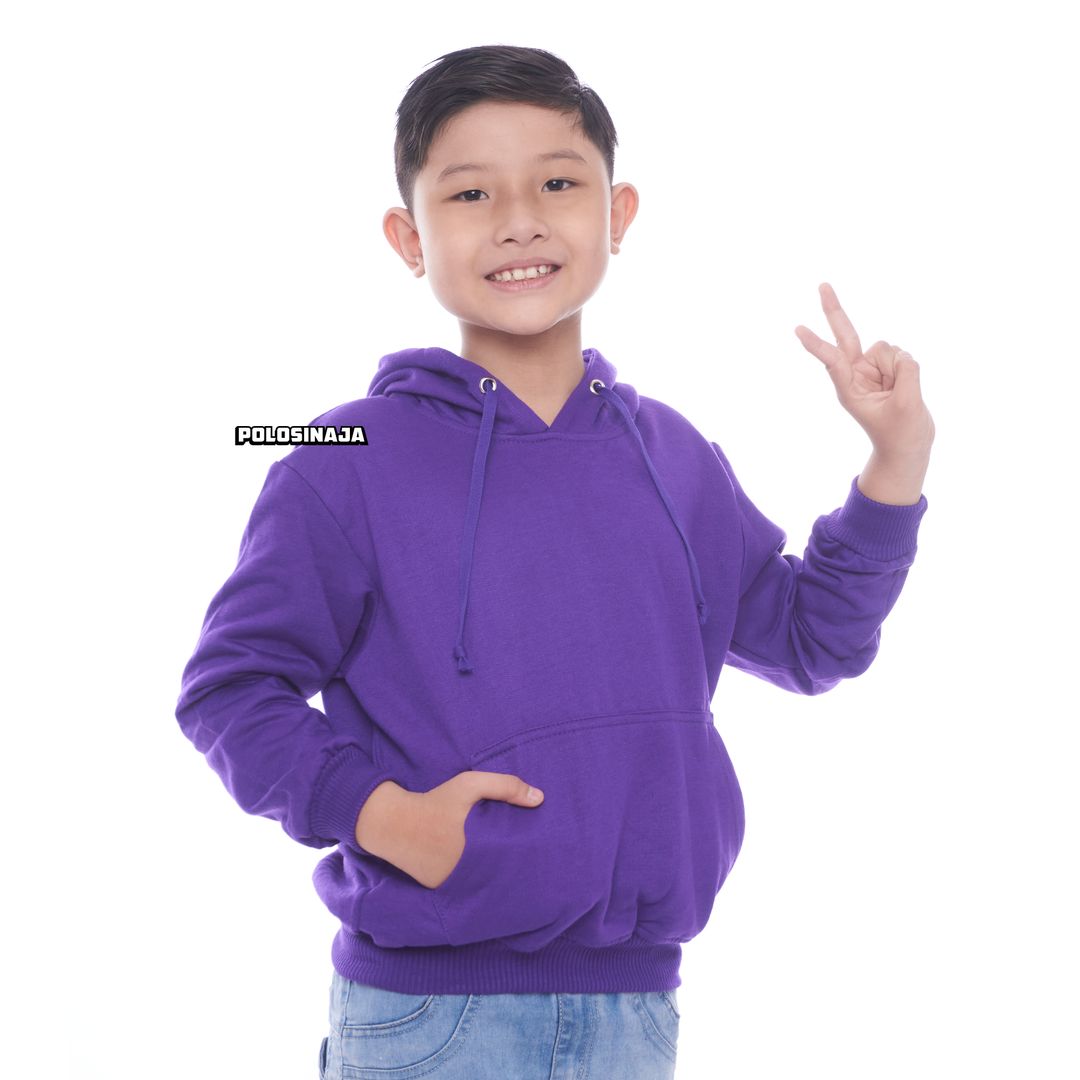 HOODIE JUMPER ANAK - PURPLE