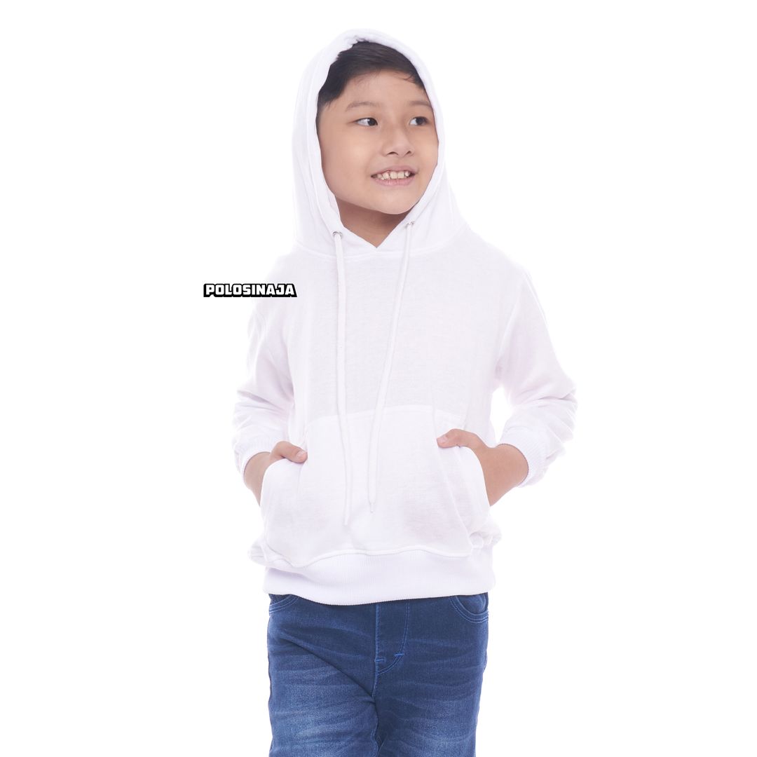 HOODIE JUMPER ANAK - WHITE