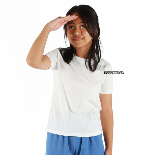 KAOS POLOS ANAK - WHITE