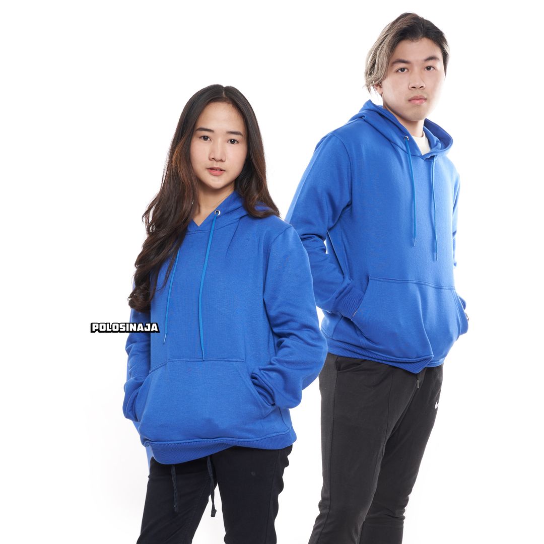 HOODIE JUMPER - ELECTRIC BLUE