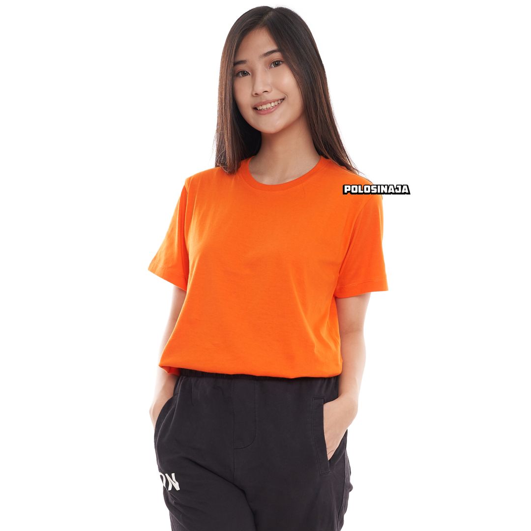 KAOS POLOS - ORANGE