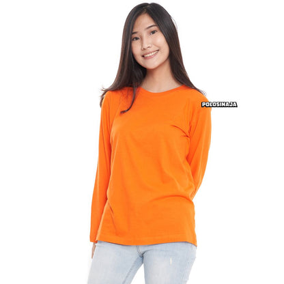 KAOS LENGAN PANJANG - ORANGE