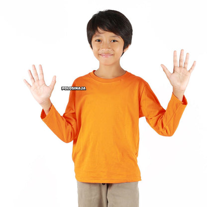 KAOS ANAK LENGAN PANJANG - ORANGE