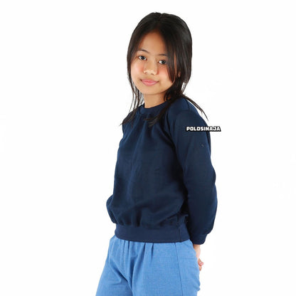 BASIC SWEATER ANAK - NAVY