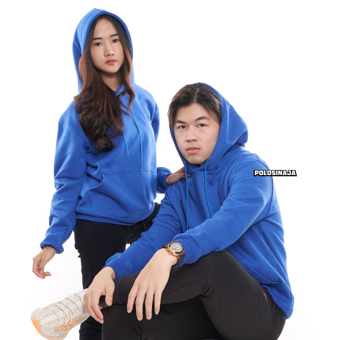 HOODIE JUMPER - ELECTRIC BLUE