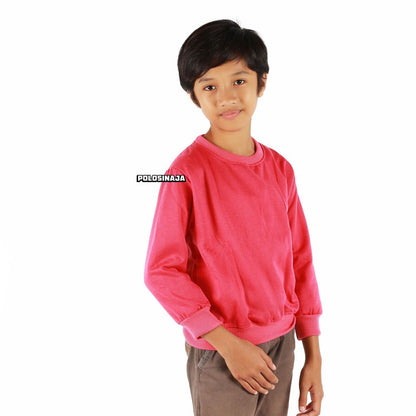 BASIC SWEATER ANAK - PINK FANTA