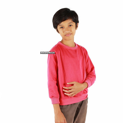 BASIC SWEATER ANAK - PINK FANTA