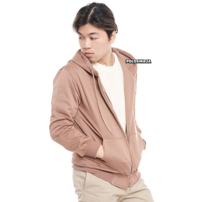 HOODIE ZIPPER - BEIGE