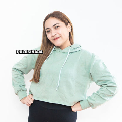 CROP HOODIE - MINT