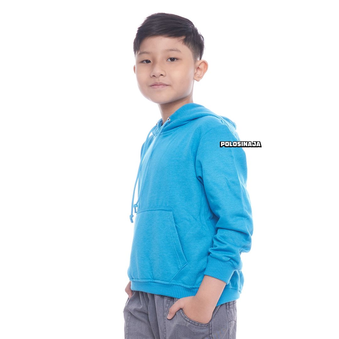 HOODIE JUMPER ANAK - TURKISH BLUE