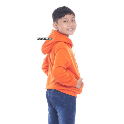 HOODIE JUMPER ANAK - ORANGE